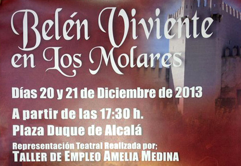 Los Molares organiza un Beln Viviente con representacin teatral y gran participacin
