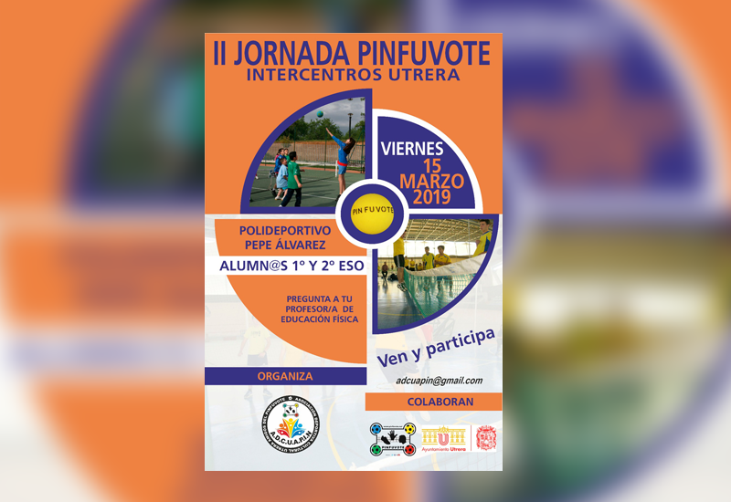 Cartel de la II Jornada Intercentros de Pinfuvote.