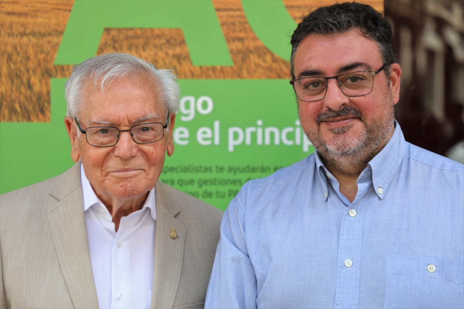 Manuel Ruiz Luque coincidió con la visita del Hermano Mayor de la Veracruz 